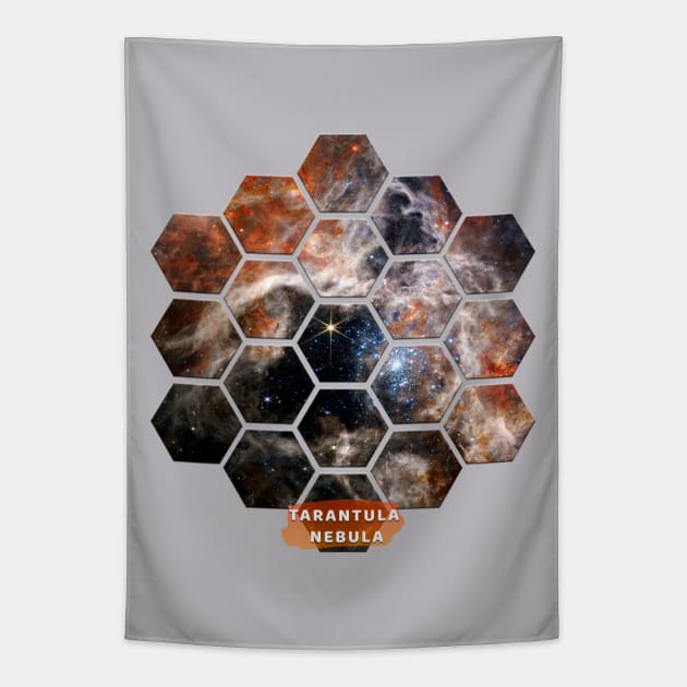 Tarantula Nebula: James Webb Space Telescope Tapestry by Da Vinci Feather