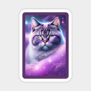 British Shorthair Amongst Clouds Magnet