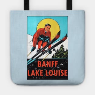 Banff Lake Louise Ski Vintage Tote