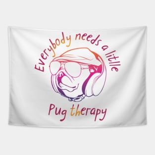 Pug therapy Tapestry