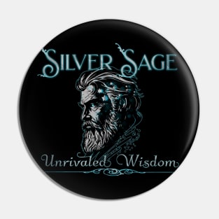 Silver Sage Unrivaled Wisdom Male Pin