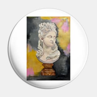 Female Renaissance Bust Pin