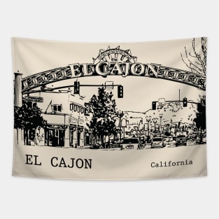 El Cajon California Tapestry