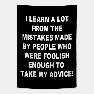 Learn from Mistakes Tapestry