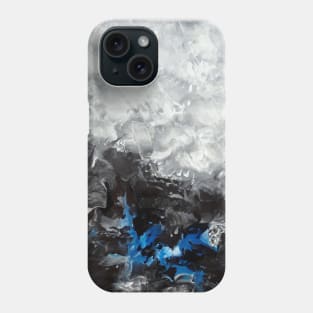 Black abstract artwork Phone Case