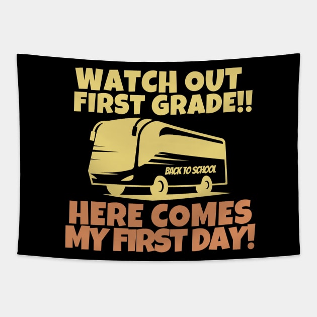 Watch out first grade! Tapestry by mksjr