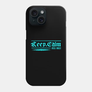 Keep calm and slow living Phone Case