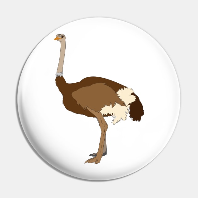 Ostrich Pin by kawaii_shop