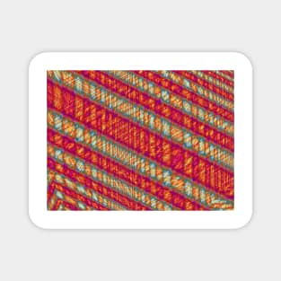 Lined abstract pattern Magnet