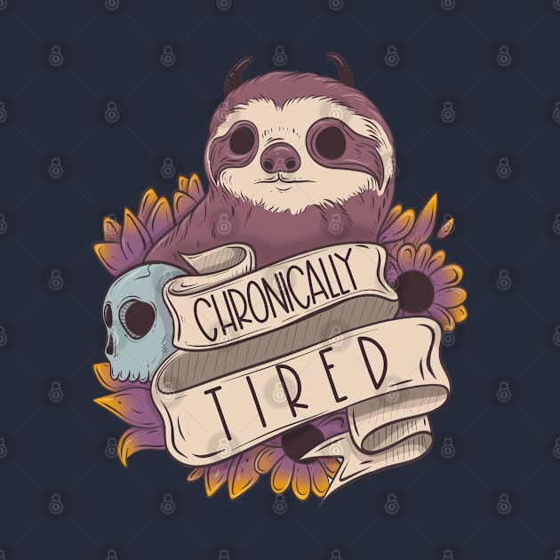 Chronically tired sloth by Jess Adams