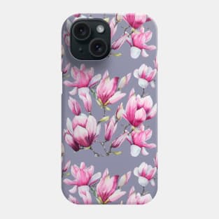 Magnolia pattern Phone Case