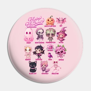 halloween characters Pin