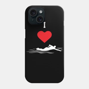 Love Swimming Phone Case