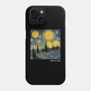 Total Solar Eclipse 8 April 2024 Phone Case