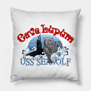 Cave Lupum - USS Seawolf SSN21 Pillow