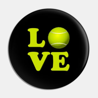 I Love Tennis Pin