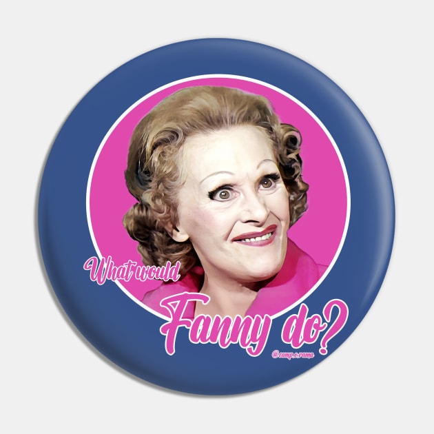 Fanny Cradock Pin by Camp.o.rama