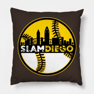 Slam Diego Baseball City Sunset 2 Pillow