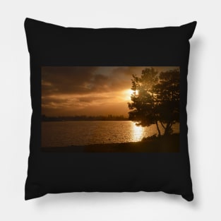 Shoreline Park Sunset. Mountain View, California Pillow