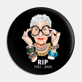 iris apfel rip Pin