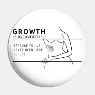 Growth Is Uncomfortable Pin