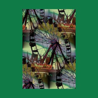 Ferris Wheel in a Carnival Sky T-Shirt