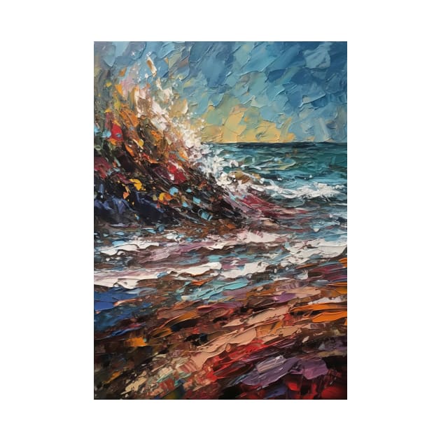 Oil Painting Prints, Crashing Waves Art, Beach Wall Decor, Ocean Scenes, Coastal Artwork, Seaside Decor, Nautical Home by simonrudd