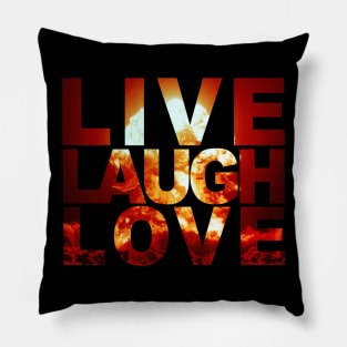 Live Laugh Love Pillow