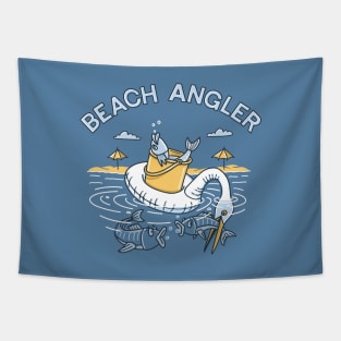 beach angler Tapestry