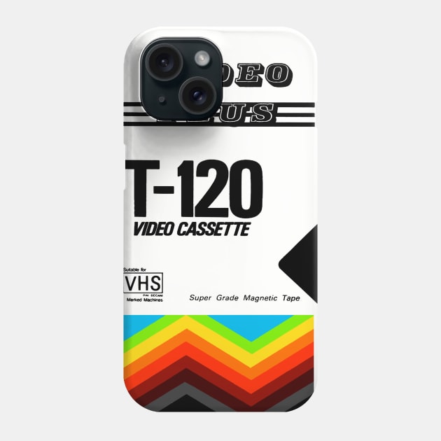 Retro VHS Tape Phone Case by GuitarManArts