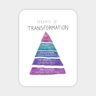 Pyramid of transformation resource Magnet