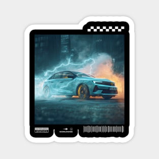 OPEL astra electric car3 Magnet