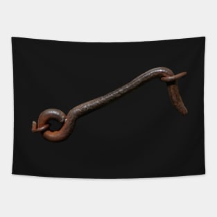 Rusted hook Tapestry