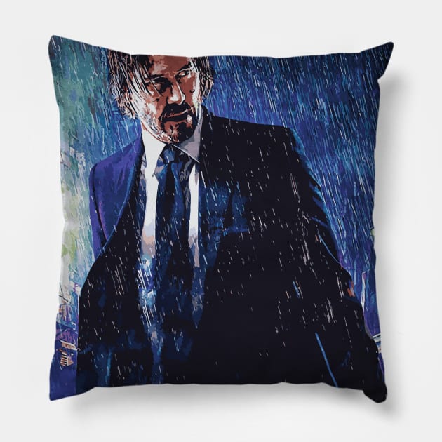 John Wick parabellum Pillow by Durro