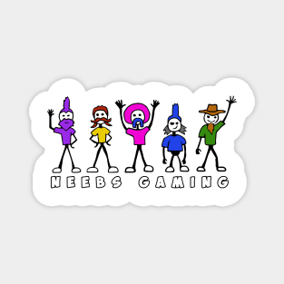 Neebs Gaming Stick Figures Magnet