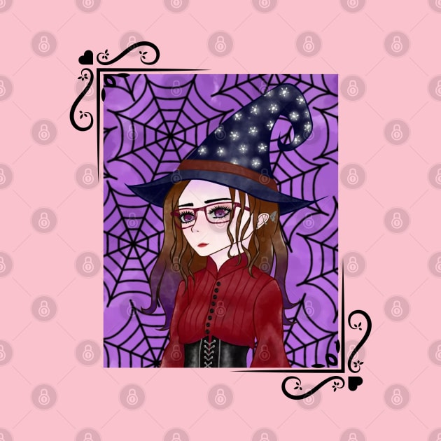 Modern Witch with Vintage Flair by AranisuDrawings