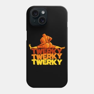 Twerky Twerking Turkey Funny Turkey Butt Thanksgiving Twerk Turkey Phone Case