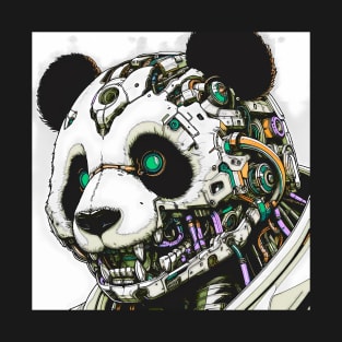Cyborg Panda T-Shirt