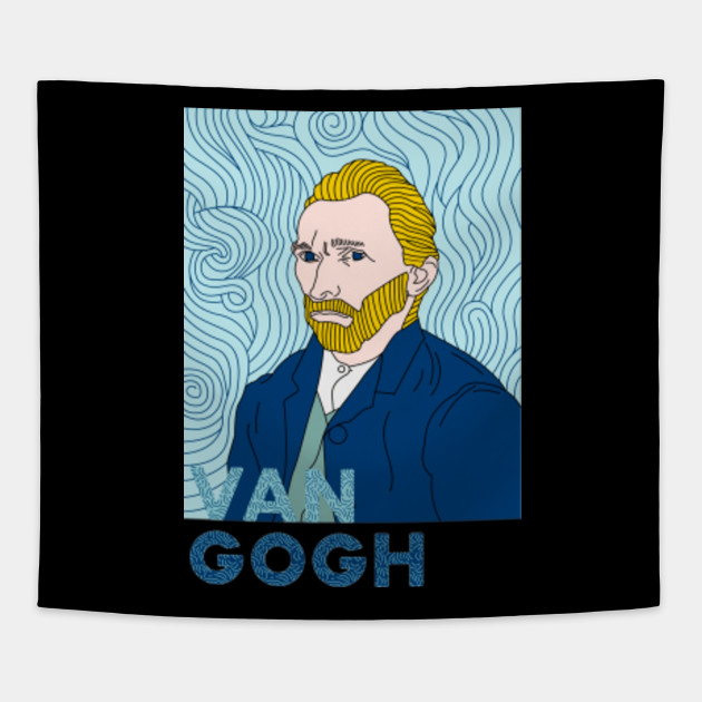Vincent Van Gogh Dutch Painter Memes Van Gogh Tapestry Teepublic