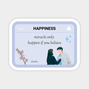 Happiness kdrama Magnet