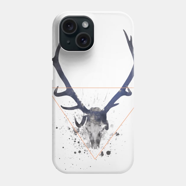 Antlers print Phone Case by vocej