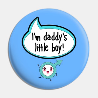 I'm Daddy's Little Boy - Baby Shower Gift Pin