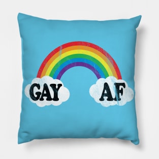 Gay Pride Month LGBT Rainbow| Funny Gay AF Shirt Pillow