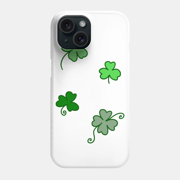 Clovers! Phone Case by saradaboru