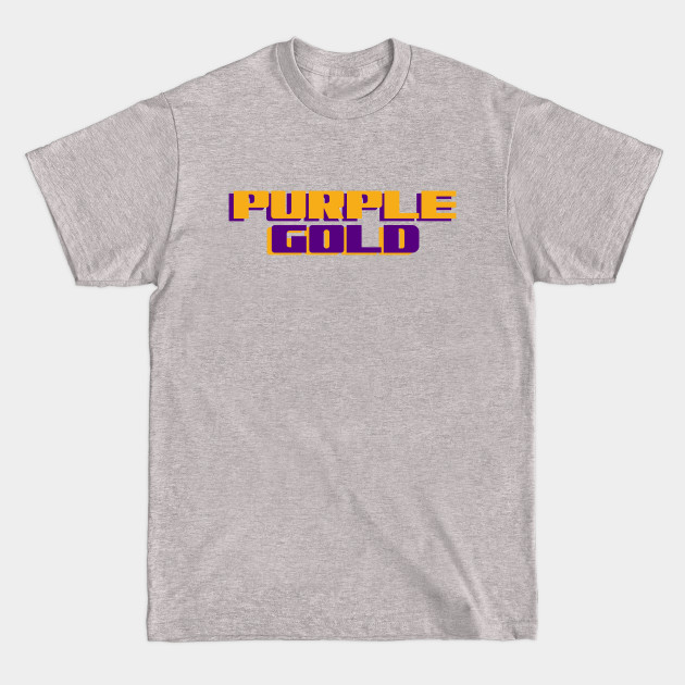 Disover Purple and Gold - Louisiana - T-Shirt