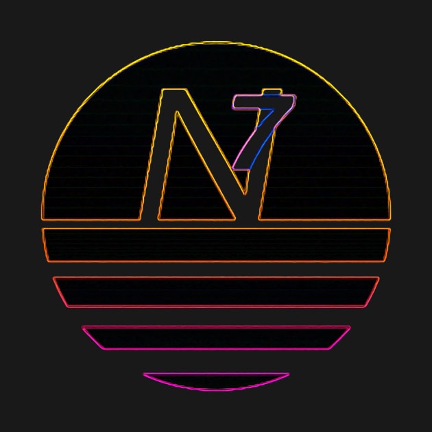 Synthwave N7 Logo by Nictator7