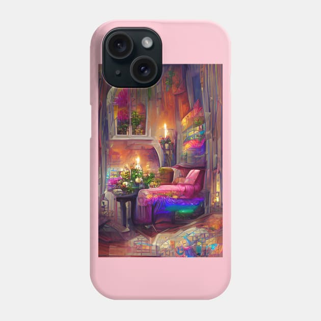 Beautiful Room in the Galaxy Phone Case by ArtStudioMoesker