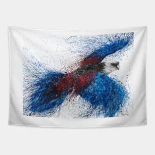 Crimson Resin Rosella Tapestry