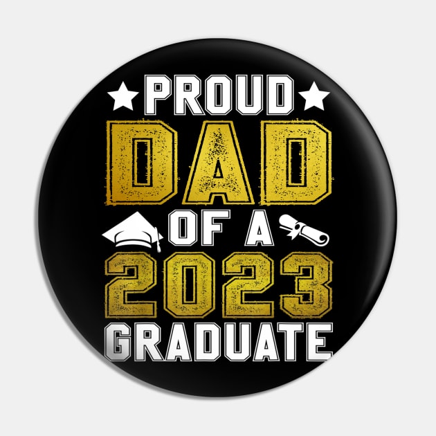 Proud Dad Of A 2023 Graduate Senior Graduation Pin by cogemma.art
