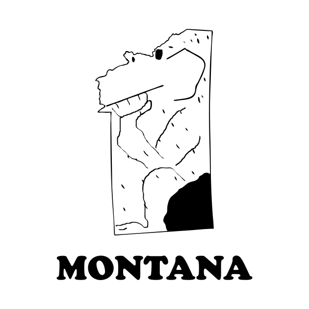 A funny map of Montana by percivalrussell